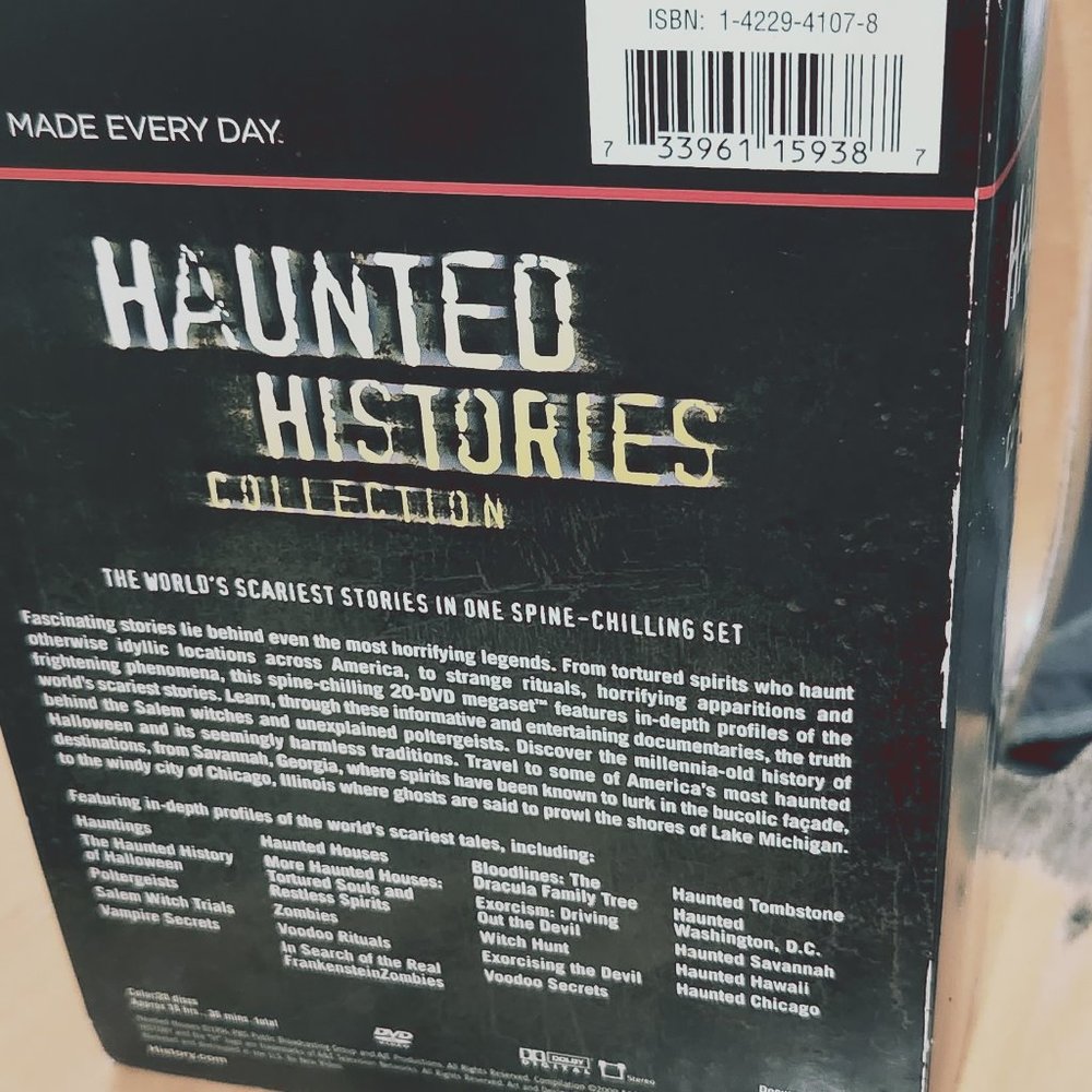 Haunted Histories Collection Megaset 20 DVD Box Set History Channel Movie New
